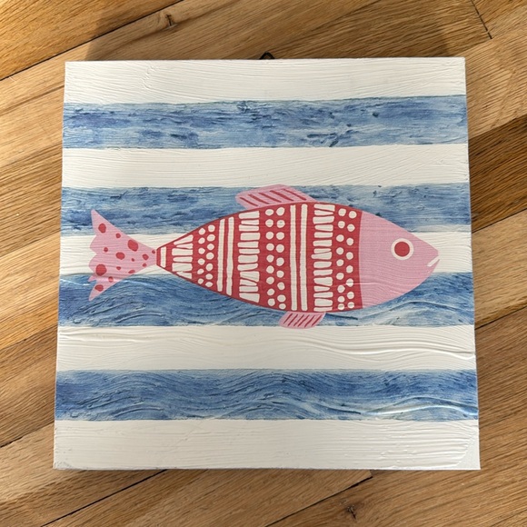 NWT Summer Seaside Village Wall Decor - Picture 1 of 6